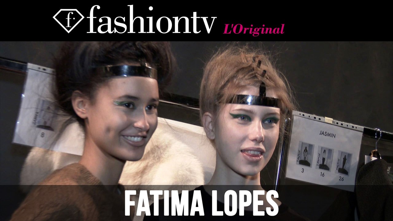 Fatima Lopes Fall/Winter 2014-15 Backstage | Paris Fashion Week PFW | FashionTV