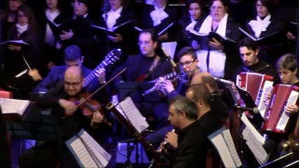 Coro Polifonico e Orchestra Sinfonica S. Michele S.no-Tu scendi dalle stelle 1^-Concerto  rif Teatro Comunale Torre S.S. 4.1.2014