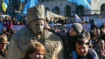 Ukranian protesters determined to have demands met
