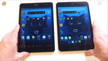 Perfeo 7919-IPS vs. Flylife Connect 7.85 3G Slim - демонстрация работы