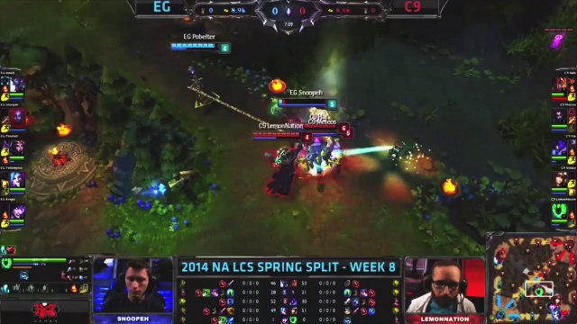 Le joli grab pour le FB des C9 - League of legends - team-aaa.com - Pulse Corp