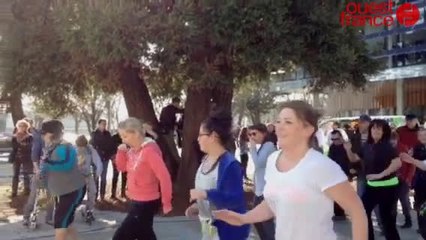 Zumba au stade de Lorient