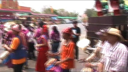 ขบวนแห่ต้นกัณฑ์จอบ งานบุญผะเหวด 9มีค2557