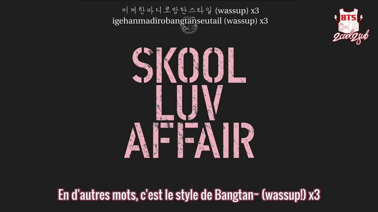 [2COOL2SUB] BANGTAN - INTRO (SKOOL LUV AFFAIR) (VOSTFR)