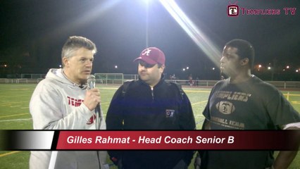 Interview des Coach Senior B après la victoire face aux Myrmidons