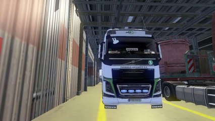ETS2 - EGON  w Trasie : Załadunek w Calais do Angli.