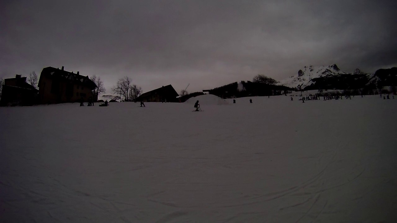 Matteo en snowscoot