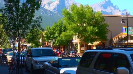 Main Street to Boardwalk in Canmore.