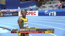 Fraser-Pryce Blazes to Victory in 6.98 60m Final IAAF World Indoor Championships 2014
