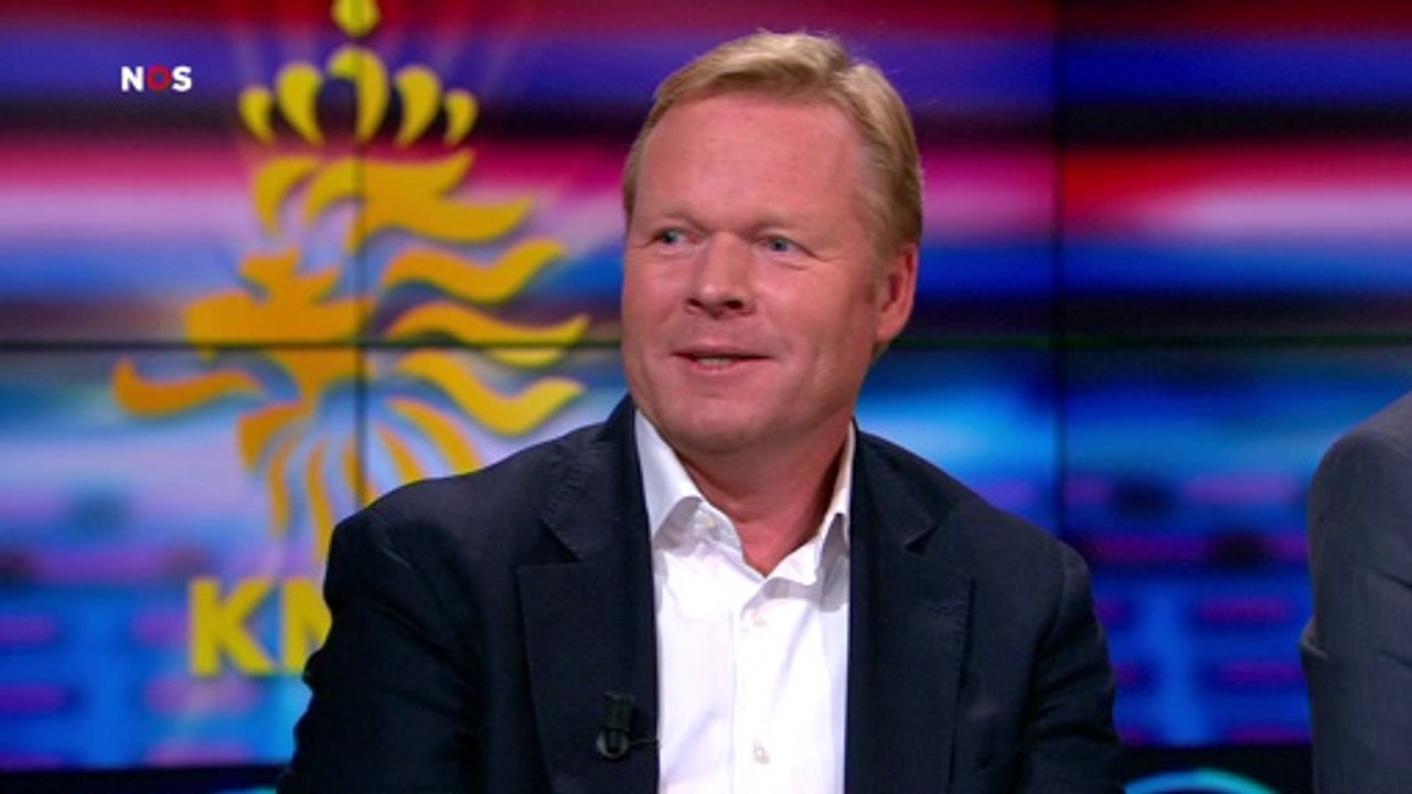 10-11-2013 Koeman te gast bij Studio Voetbal