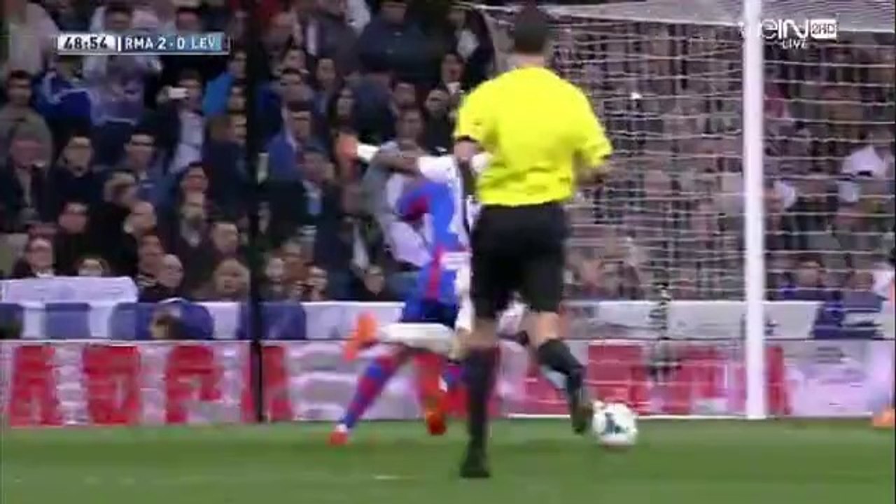 الهدف الثاني مارسيلو - ريال مدريد ليفانتي