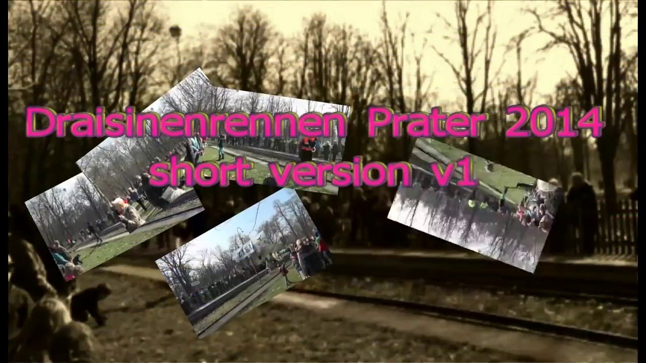 Draisinenrennen Wien Prater 2014 erste kurzversion Full HD