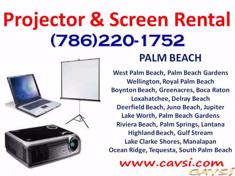 Projector Rental Palm Beach (786)220-1752