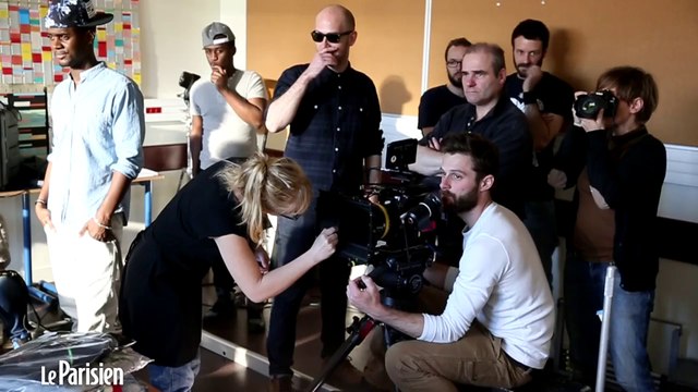 Black M tourne son clip dans un lycée de Colombes