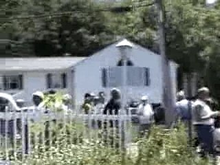 1965 Pontiac GTO doing Burnout