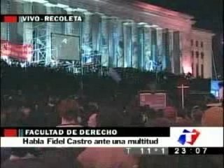 Fidel Castro en Buenos Aires PARTE 2