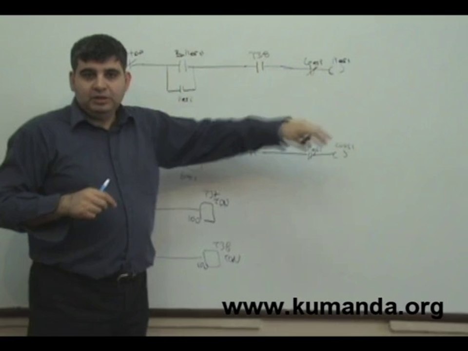 PLC de 3 faz ASM ileri geri çalıştırılması - Zaman şartlı - 4