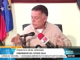 Arias Cárdenas asegura que violencia en Palaima se produjo en persecución policial