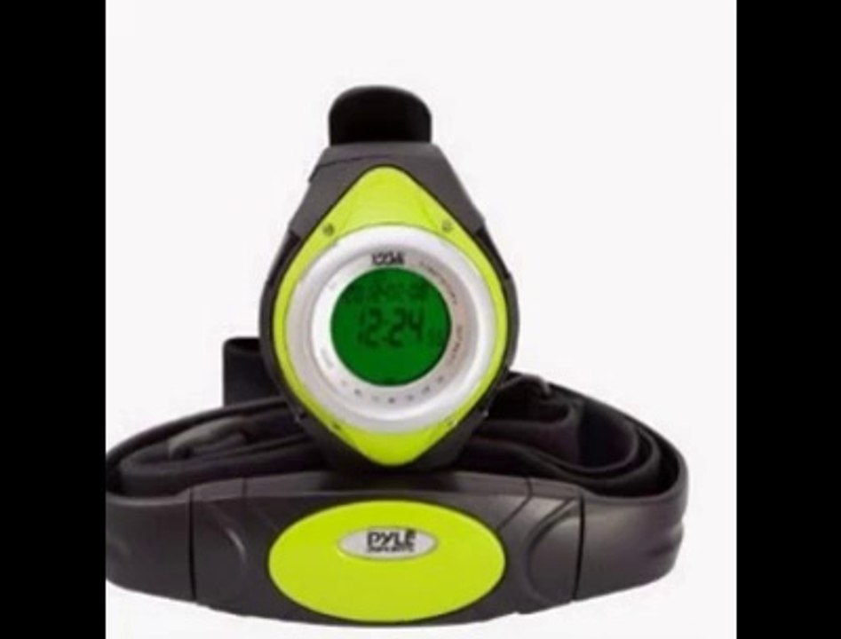 Pyle Sports Heart Rate Monitor Watch with Minimum, Average Heart Rate, Calories, Target Zones