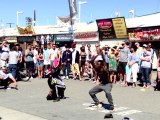 Breakdancing in Venice, California