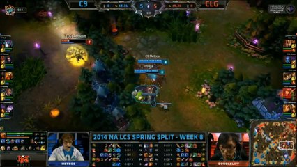 LCS NA W8D3 Game 4 C9 vs CLG
