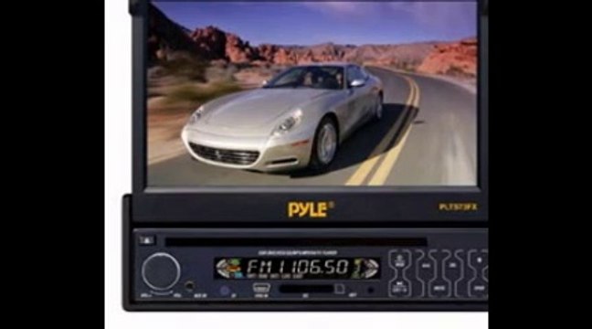 Pyle PLTS73FX 7-Inch Single DIN In-Dash Motorized Touch Screen TFT/LCD Monitor