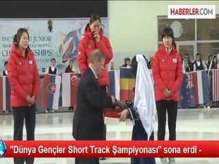 "Dünya Gençler Short Track Şampiyonası" sona erdi -
