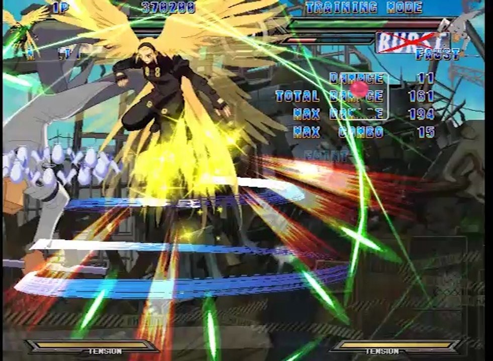 Test Combo Video w/ Guilty Gear XX #RELOAD Millia Rage