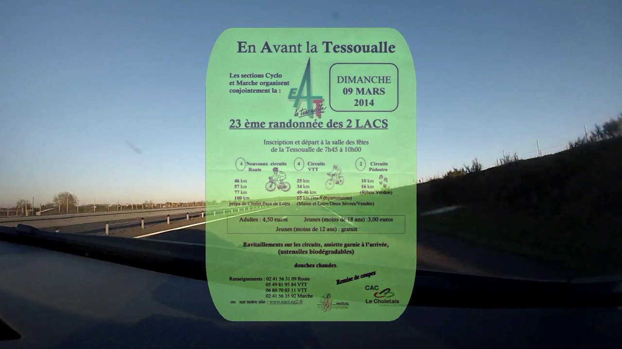 Rando VTT - La Tessoualle 23ième randonnée des 2 lacs