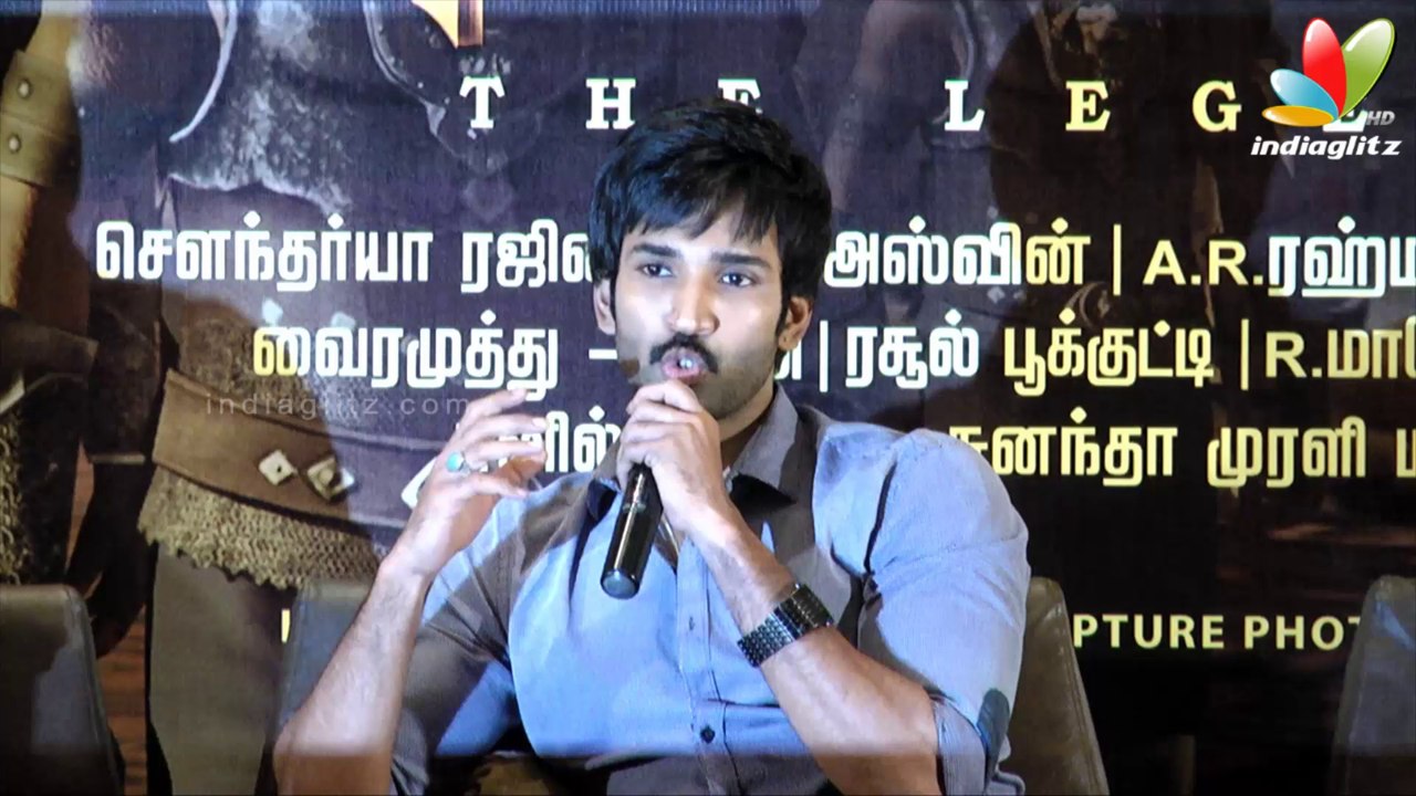 Three Rajini in Kochadaiyaan | Press meet | Soundarya Rajnikanth | audio launch | AR.Rahman