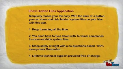 show hidden files in finder