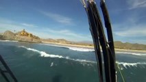 Powered Paragliding and Surfing at Cerritos Beach