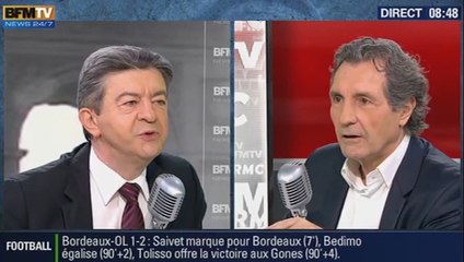 Jean-Luc Mélenchon à Bourdin Direct sur BFMTV le 10 mars 2014