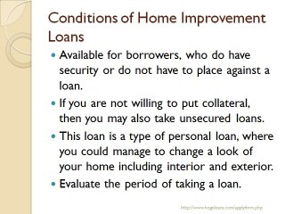 Home improvement loans- Hogoloans explains all