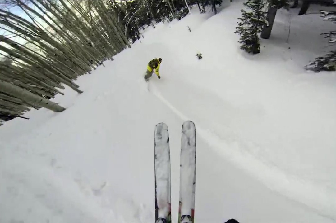 The  Provo brothers for an amzing powder session - Ski & SnowboardIan follows Neil