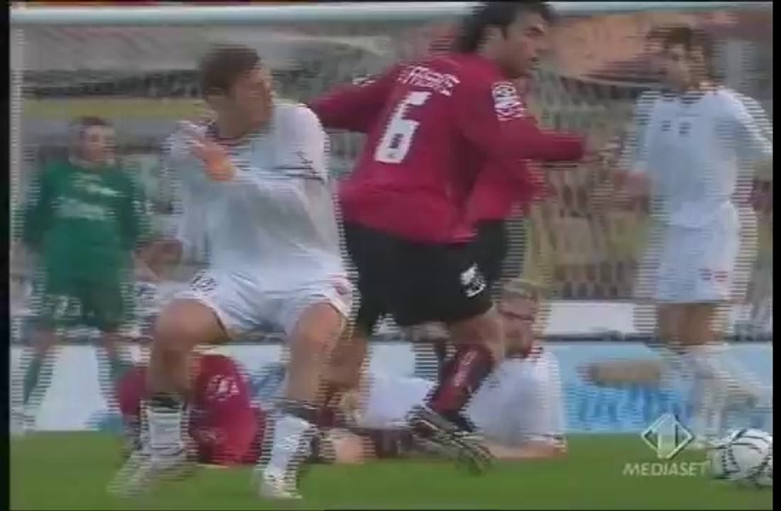 Livorno 1 - Roma 1 (Totti's red card)