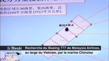 A la recherche du Boeing 777 de Malaysia Airlines