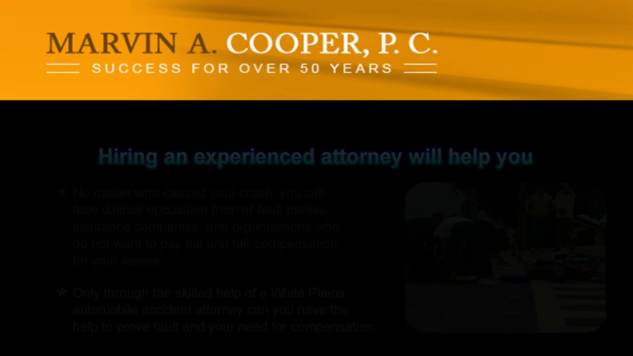 An Automobile Collisions Injury Attorney White Plains Helps You Protect Your Rights