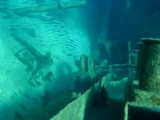 Diving around the wreck