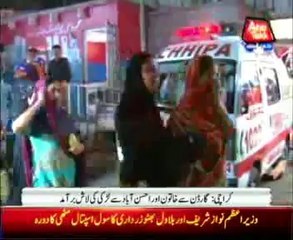 Karachi Firing at Boxing Champion Sher Mohammad's house