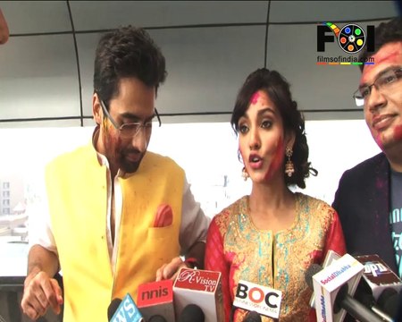 Jackky Bhagnani And Neha Sharma Celebrates 'YOUNGISTAAN' Holi