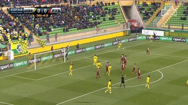 RFPL 13/14 Week 20 Anzhi vs Rubin Match Highlights 09.03.2014