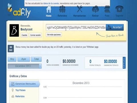 Como Utilizar Y Ganar Dinero Con adfly