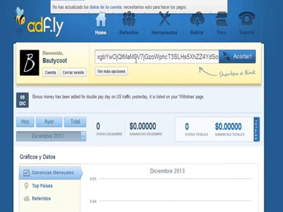 Como Utilizar Y Ganar Dinero Con adfly