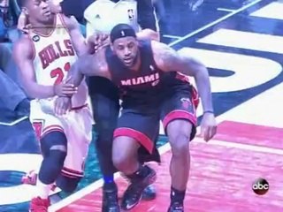 LeBron yine dayak yedi