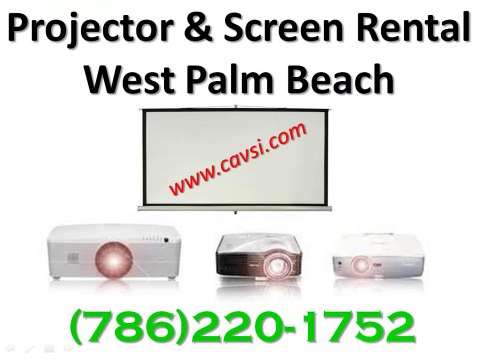 Projector rental West Palm Beach (786)220-1752