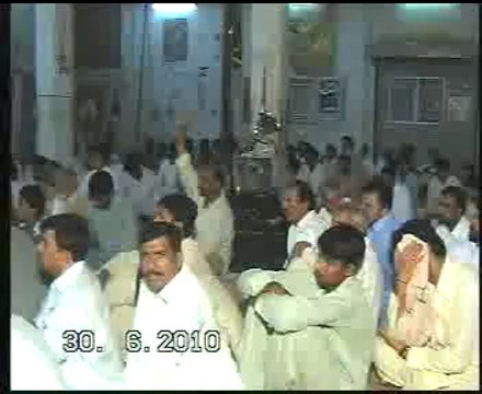 Zakir Malik Sajid Hussain of Rukan majlis jalsa neyar shah at Bhalwal