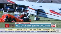Plane collides with skydiver midair