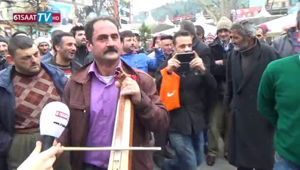 Trabzon'da derbi heyecanı, taraftar sokaklarda