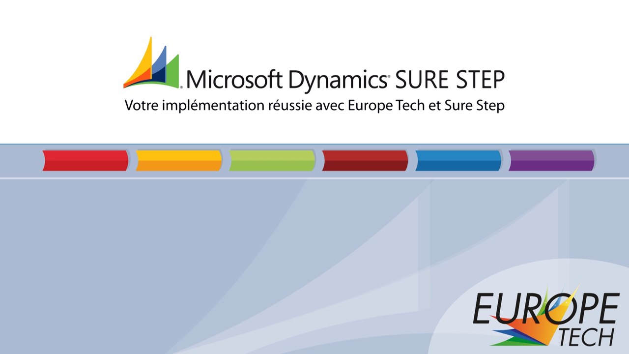 Méthodologie Microsoft Dynamics SURE STEP